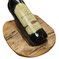 Weinflaschenhalter Holz – Teakholz Flaschenhalter Balance – Weinhalter Geschenk für Weinliebhaber – rustikale Tischdeko Küche Bar