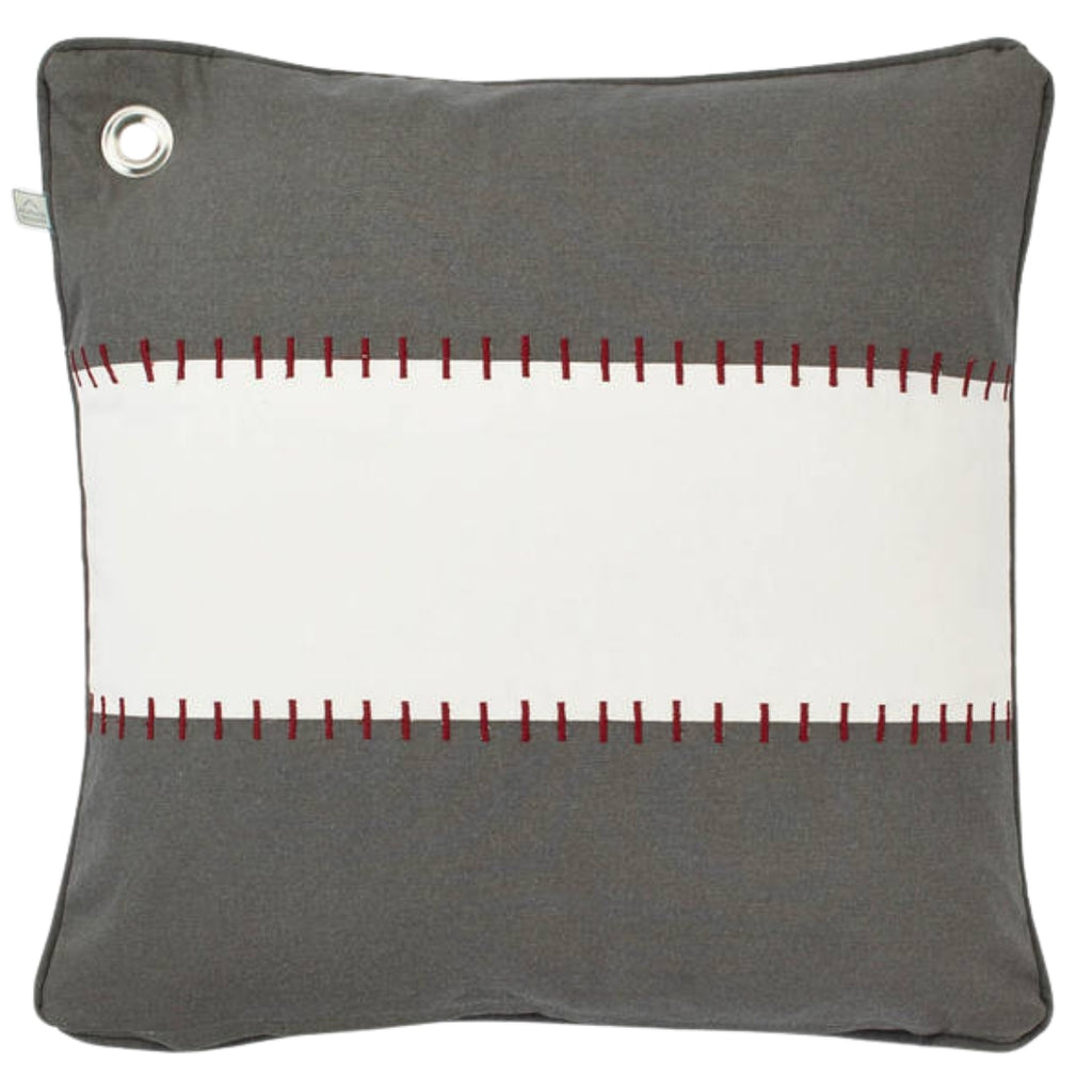 Dutch Decor Kissenbezug Ruder grau 45 x 45 cm
