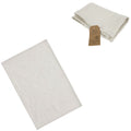 2er Set Tischsets Baumwolle Weiß 45x30 cm Waschbar – Platzset Stoff Modern Tischdeko Küche Esszimmer Tischunterlage Baumwolle Minimalis