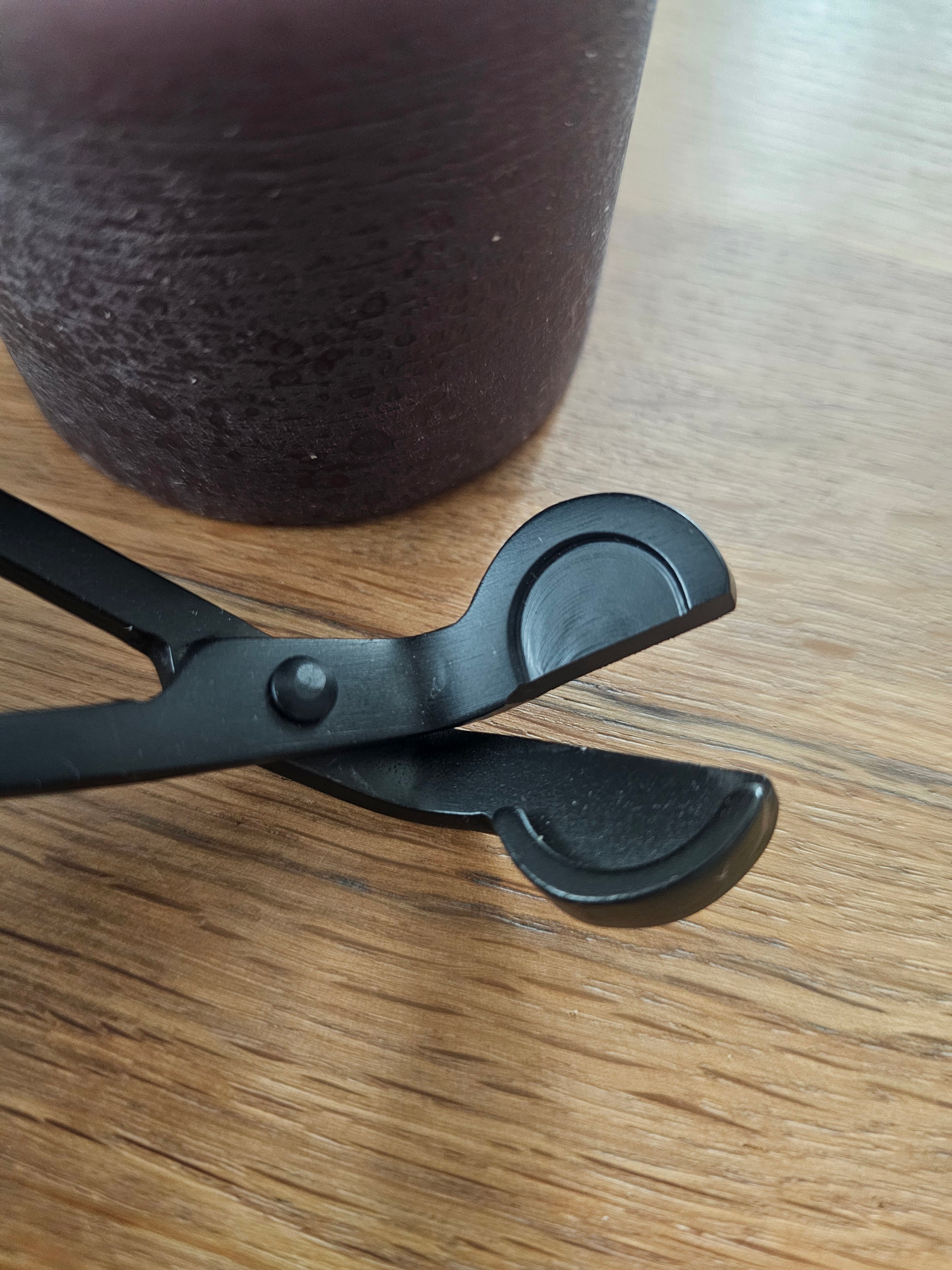 Countryfield Kerzendochtschneider aus Metall für eine saubere & gleichmäßige Flamme 17cm schwarz