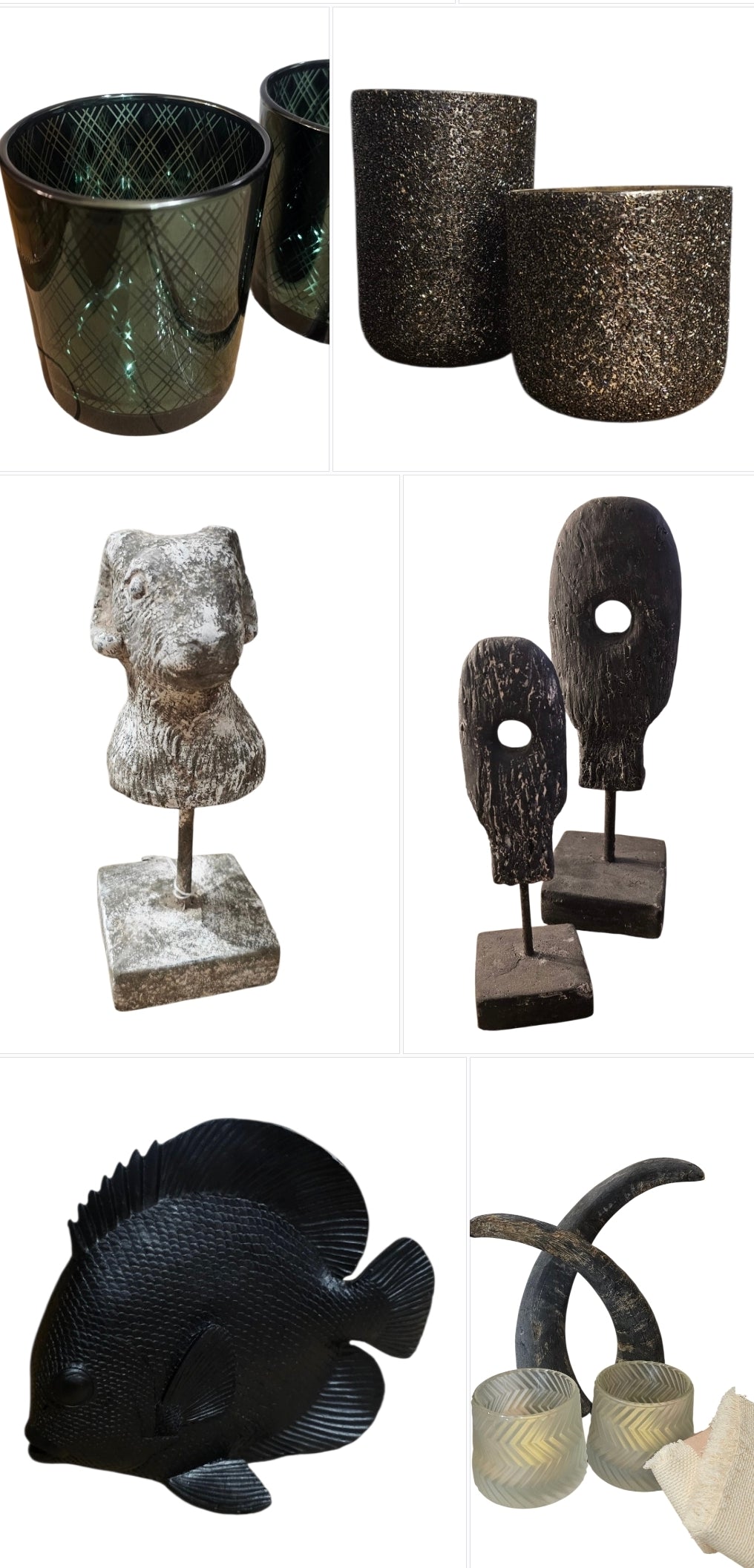 Dekorative Fischfigur Schwarz – Realistischer  Fisch aus Polyresin | Badezimmer Deko | Maritimes Wohnaccessoire | Geschenk f. Fischliebhaber