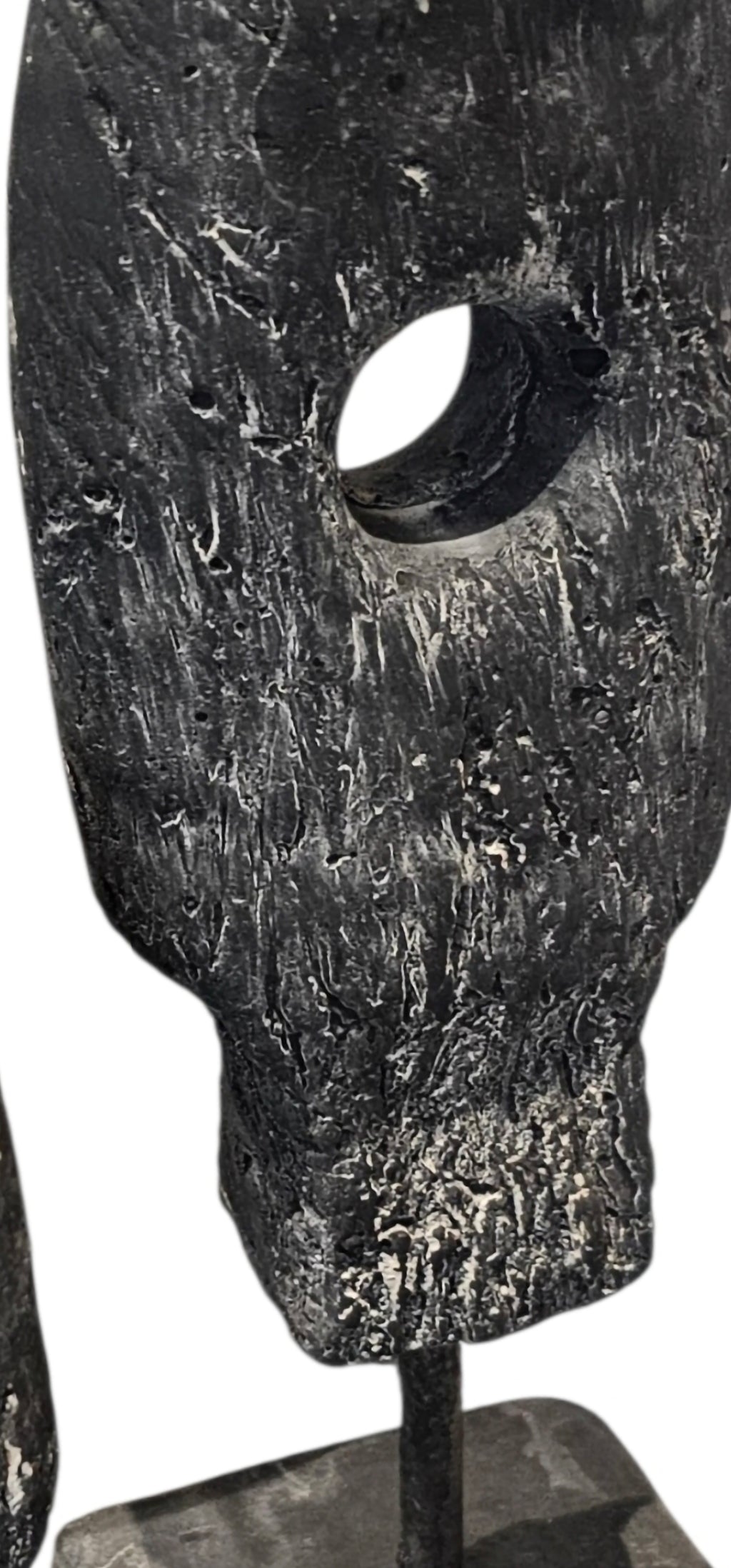 Abstrakte Skulptur Anthrazit Zement | Moderne Minimalistische Figur | Wabi Sabi Deko | Skandi Wohnzimmer Regal Deko | Modern Home