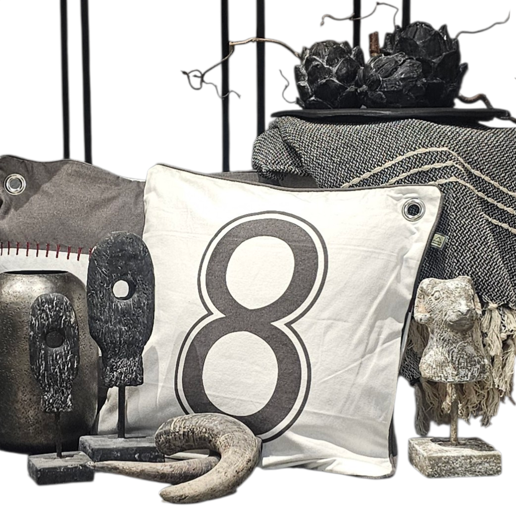 Abstrakte Skulptur Anthrazit Zement | Moderne Minimalistische Figur | Wabi Sabi Deko | Skandi Wohnzimmer Regal Deko | Modern Home